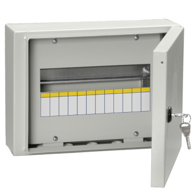Корпус металлический ЩРн-12 (240х330х120) IP54 IEK TITAN 3 
