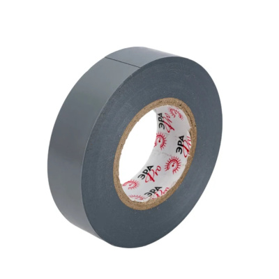 Изолента PRO PRO150GREY ПВХ профессиональная 19мм х 20м 150 мкм, серая ЭРА