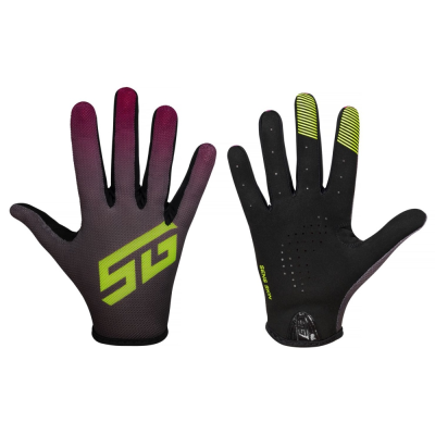 Перчатки полноразмерные STG Sens Skin, размер XS, черный с бордовым