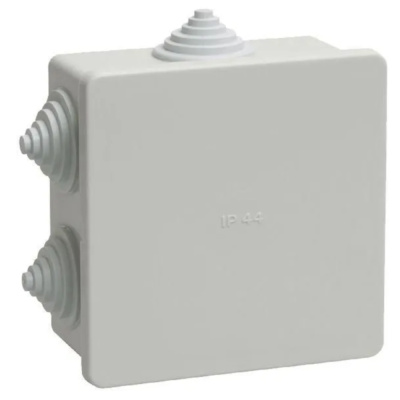 Коробка распаячная ОП 85х85х40 IP44 KM41235 (6 каб.ввод.) IEK UKO11-085-085-040-K41-44, шт