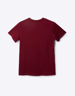 Футболка бордовая 160г/м2 р.   S