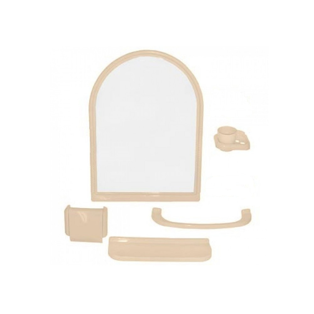 Набор для ванны зеркало. Набор ПМ Д/ванной комнаты 8пр с зеркалом Adria 2001-00. Зеркальный набор Adria l2001.