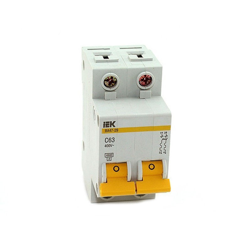 Автоматический выключатель iek ва 47 29. Автоматический выключатель IEK 63а. Автоматический выключатель c63 IEK. Выключатель 63а ИЭК. ИЭК автоматы ва 47-63.