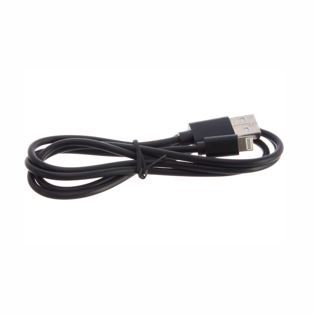 Кабель USB-Lightning для iPhone/PVC/black/1m/REXANT