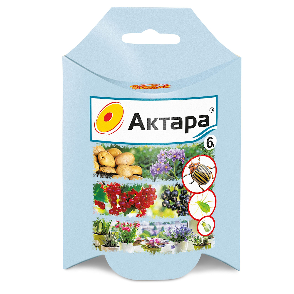 Купить Актара 0,6 гр. (защита от колорад. жука, тли, белокрылки)  тиаметоксам Сенгента Ваше Хозяйство в магазине Арсенал