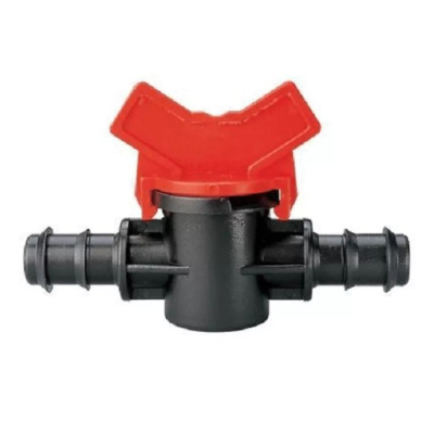 Кран проходной д/шланга, d16x16мм, пластик, E1M 1-2.sale 