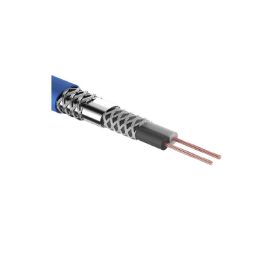 Кабель микрофонный REXANT 2х0,25 мм², ø 6,8 мм, синий