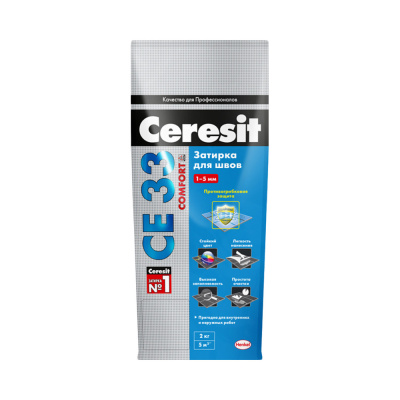 ЗАТИРКА №52  СЕ 33  КАКАО 2 КГ ФОЛЬГА (1/12) "CERESIT"