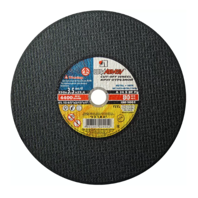 Круг отрезной по металлу, LugaAbrasiv Extra, BF, диаметр 350х3 мм, 25.4 мм, зернистость A24, S 80 м/