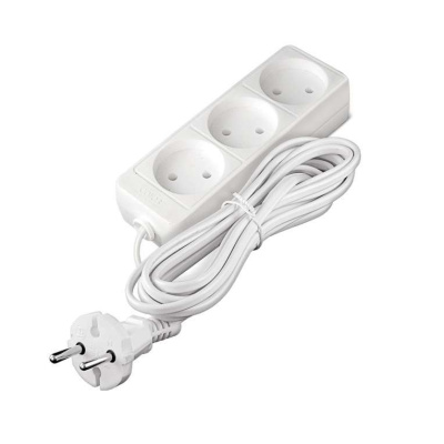 Удлинитель бытовой ТМ Союз 1300 Вт 3 гнезда ШВВП 5м