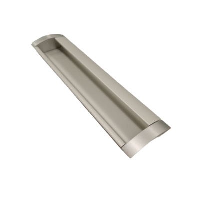 Ручка-раковина 160мм крепление саморезами алюминий матовый