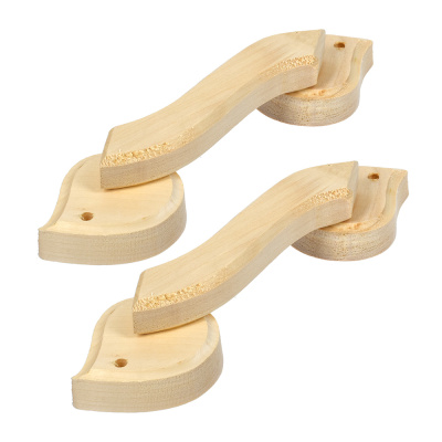 Ручка дверная "Капля", (в комплекте 2 шт.), 29х8х6см, липа "Банные штучки" в кор./15