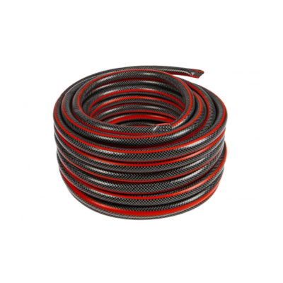 Шланг поливочный ПВХ усиленный премиум,пищевой трехслойный армированный 1/2, 25м Вихрь 73/7/2/10