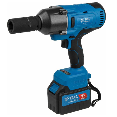 Гайковерт аккум. ударный BULL SC 1801 с акб и зу в чем.