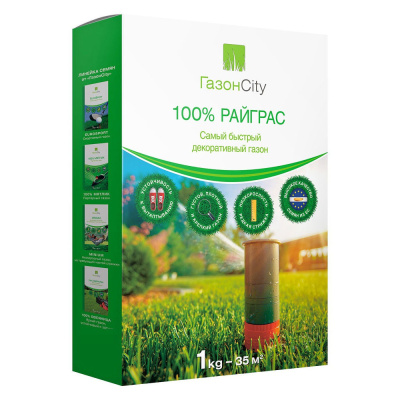 Семена газонной травы «Райграс 100%» (1 кг)