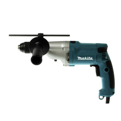 Дрель с ударом НР2051 F Makita, 720Вт,БЗП-13мм,0-1200\2900об\м,2,3кг,чем,мет редуктор,подсветка