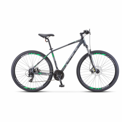 Велосипед 29" STELS Navigator-930 MD (18.5" Антрацитовый/Зеленый), арт. V010