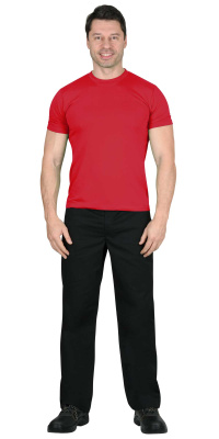 Футболка 160 г/м2 красная р. L 50-52