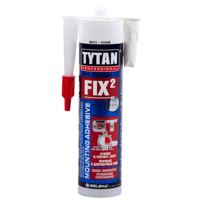 Клей монтажный "FIX GT" белый 290 мл "Tytan Professional"