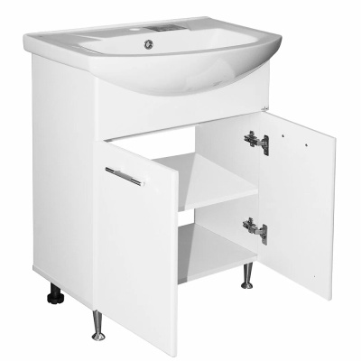 Тумба д/ванной "РОСТОК-65"   под раковину Элеганс 65 ROSA) (ПВХ)