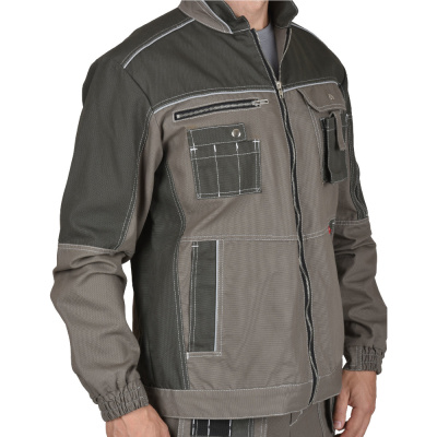 Куртка "СИРИУС-Токио" т.песок с хаки (тк.Канвас) р. 96-100/182-188