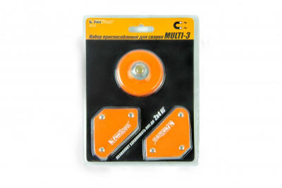 Набор приспособленный д/сварки MULTI-3 комплект 6 предм.:2 магн.уголка+1 магн.клемма заземления