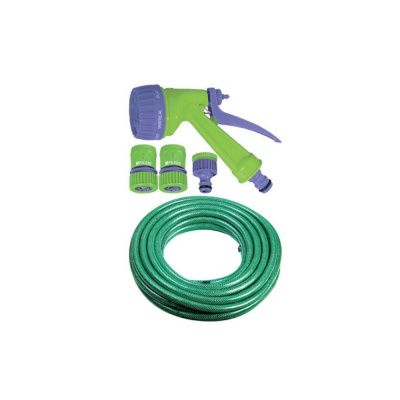 Набор поливочный, шланг 3/4" 15м, 7-реж пистолет, соед., адаптер// Palisad