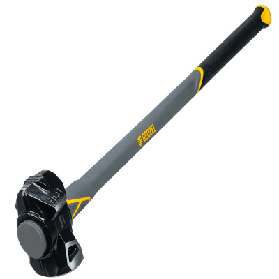 Кувалда с клиновидным бойком 3,6 кг, фибергласовая рукоятка c TPR // Denzel