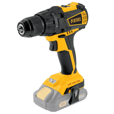 Дрель-шуруповерт аккумуляторная, бесщет. BLDL-IB-18-0, Li-Ion, 18 В // Denzel