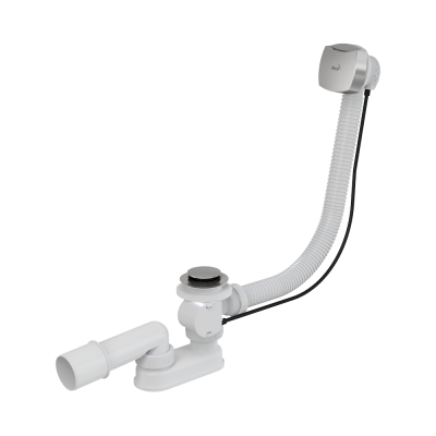 Сифон для ванны автомат хром AlcaPlast A51CR 											