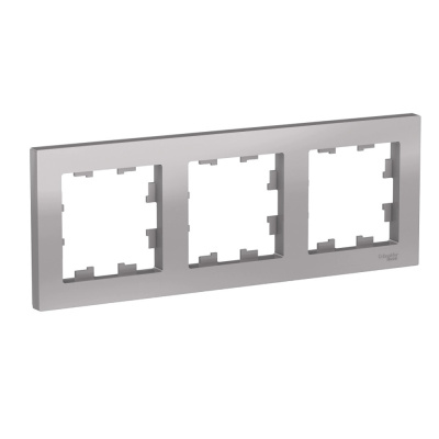 Рамка трехпостовая ATLASDESIGN универсальная алюминий