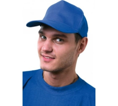Кепка -"бейсболка" василёк (пакет по 50 шт.,в упаковке 200 шт.)