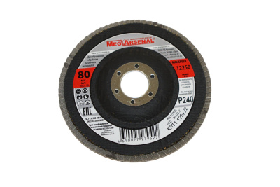 Круг лепестковый торцевой КЛТ1 125 х 22 KK10 XW P220 MegArsenal