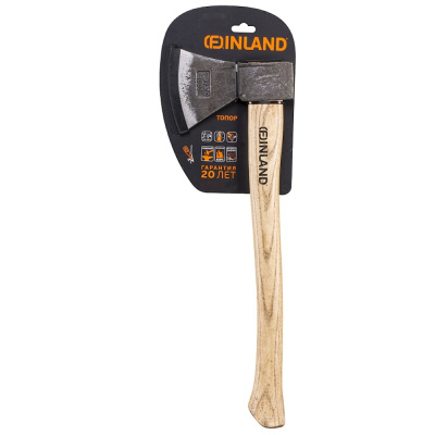 Топор кованый с деревянным топорищем 400г. 1722-400 Finland 