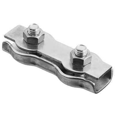 Зажим троса двойной 6мм