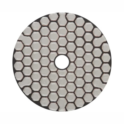 Круг алмазный гибкий шлифовальный АГШК (липучка),сухое шлифование,100 мм,Р 50