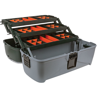 Ящик для инструмента раздвижной пластик.с 3-мя кантилеверами отделениями 18" (465*230*250мм)