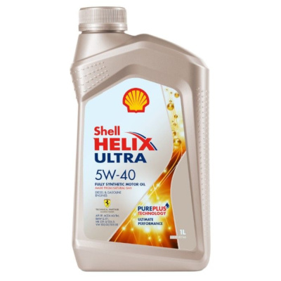 Масло моторное SHELL Helix Ultra 5W40 SN/CF п/с, 1 л