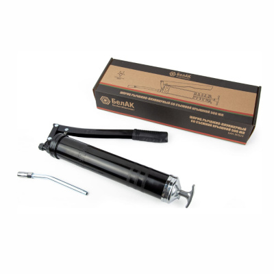 Шприц рычажно-плунжерный 500 мл. со съемной зад. крышкой БелАК