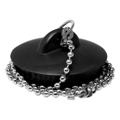 Пробка ПВХ с цепочкой 50 см для ванн с нержав.выпуском