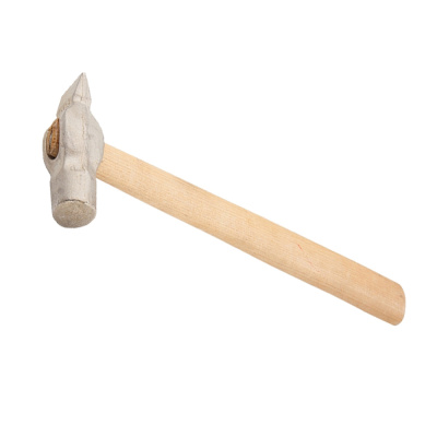 Молоток слесарный 600г, круглый боек, дер. ручка