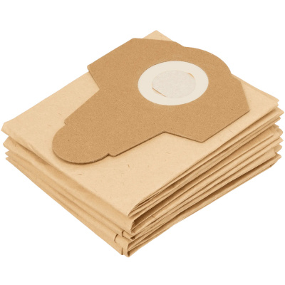 Комплект мешков одноразовых для пылесосов Denzel RVC20, RVC30, LVC20, LVC30, 5 шт.// Denzel