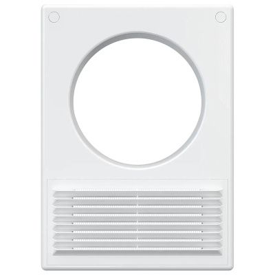 Решетка вентиляционная РУФ 185х254 разъемная фланец D100/60х120 пластик ERA