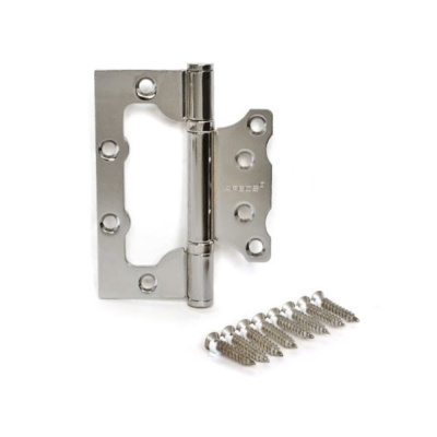 Петля Апекс 1шт 100*75- B2-Steel-СR -хром..универ.2подш. БЕЗ ВРЕЗКИ