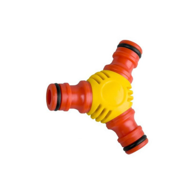 Тройник GRINDA "Premium", пластмассовый с TPR