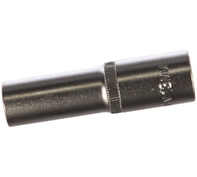 Головка торцовая ЗУБР "МАСТЕР" (1/2"), удлиненная, Cr-V, FLANK, хроматированное покрытие, 13мм