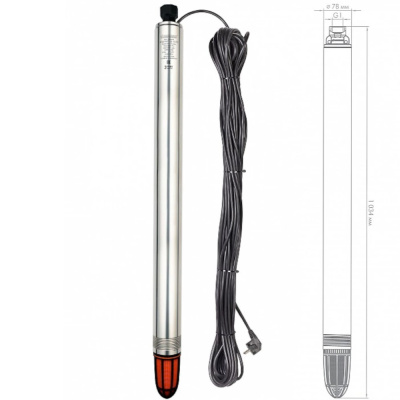 Насос погружной «ВОДОМЕТ 3Д» 55/70