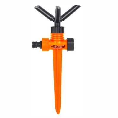 Разбрызгиватель пластик. ИМПУЛЬСНЫЙ (сплинклер),  штуцер 1/2" Sturm! 3015-18-03