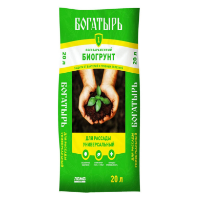 Грунт для рассады 20л Богатырь 1/120 Лама-торф