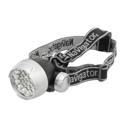 Фонарь светодиодный NPT-H01-3AAA 25 LED налобный пластик